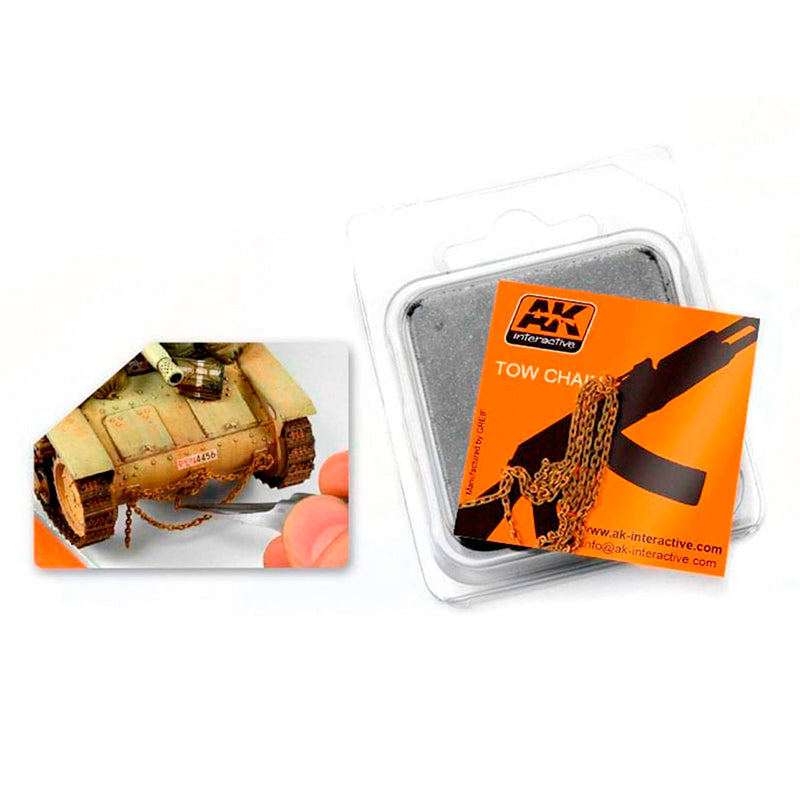 231 Ak Interactive - Accessories - Rusty Tow Chain Big