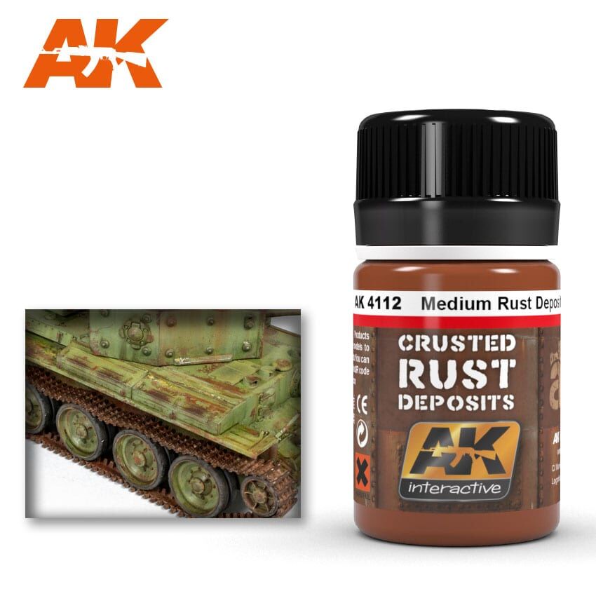 4112 AK Interactive - Weathering Products - Medium Rust Deposit 35ml