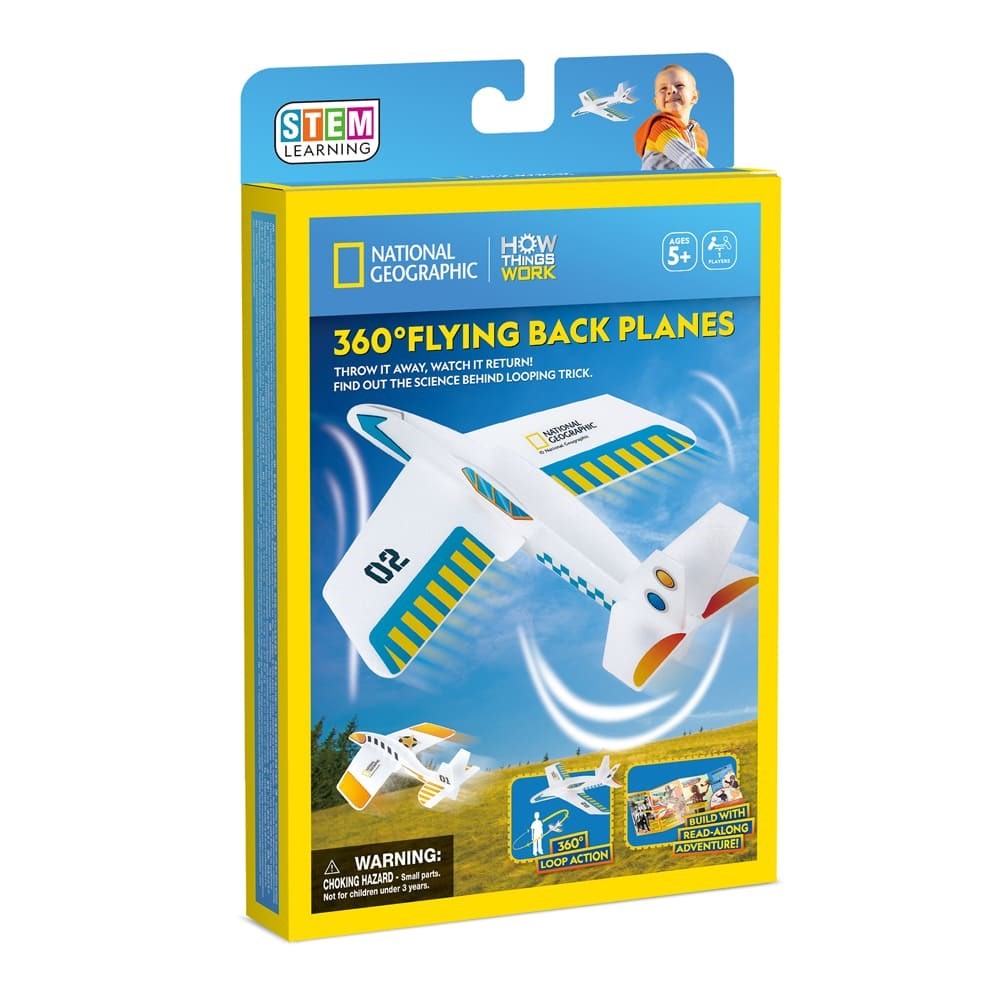 1121 National Geographic-360' Flying Back Planes