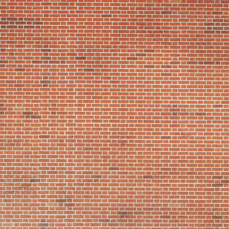 M0054 Metcalfe OO Scale Red Brick Sheets