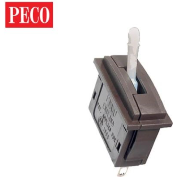 PL-26W Peco Passing Contact Switch - White Lever