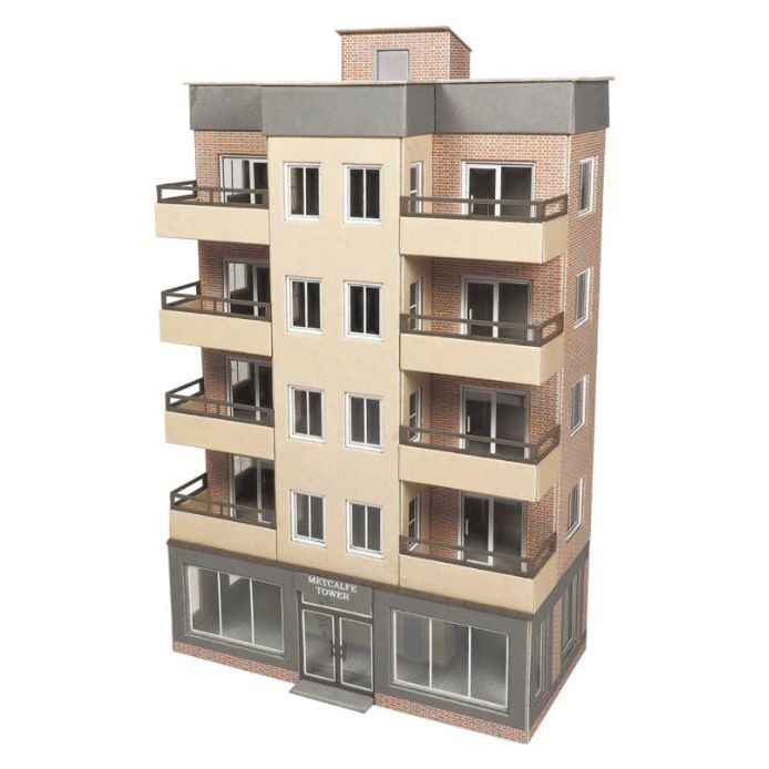 PO360 Metcalfe OO Scale Low Relief Tower Block