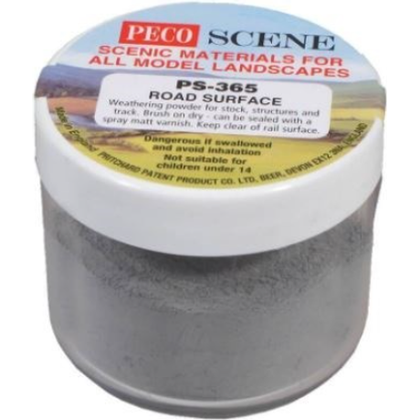 PS-365 Peco Road Surface Weathering Powder (75ml Tub)