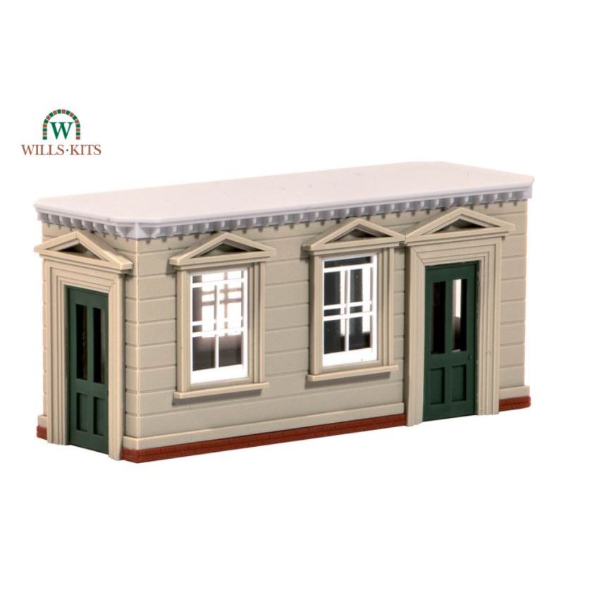 SS78 Wills OO Scale Timber Island Platform Station Building