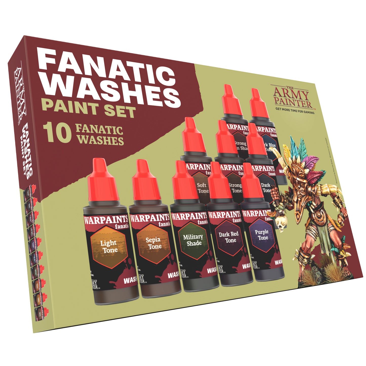 WP8068 The Army Painter Warpaints Fanatic: Washes Paint Set