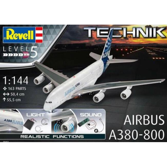 0453 Revell 1/144 Airbus A380-800 Technik (Lights and Sound)
