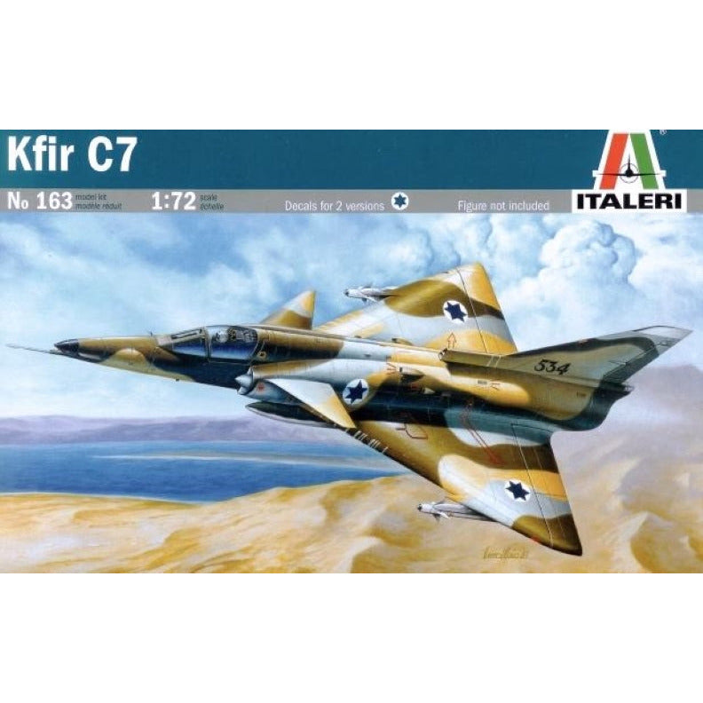 163 Italeri 1/72 C-7 KFIR Fighter