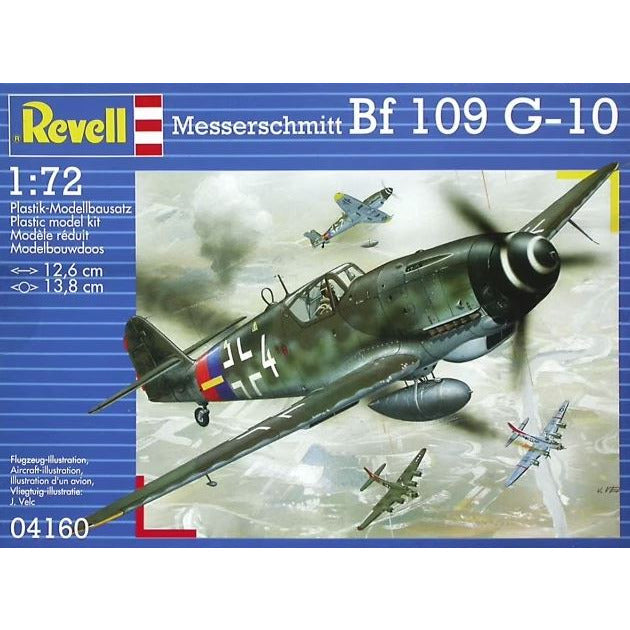04160 Revell 1/72 Messerschmitt Bf109 G-10