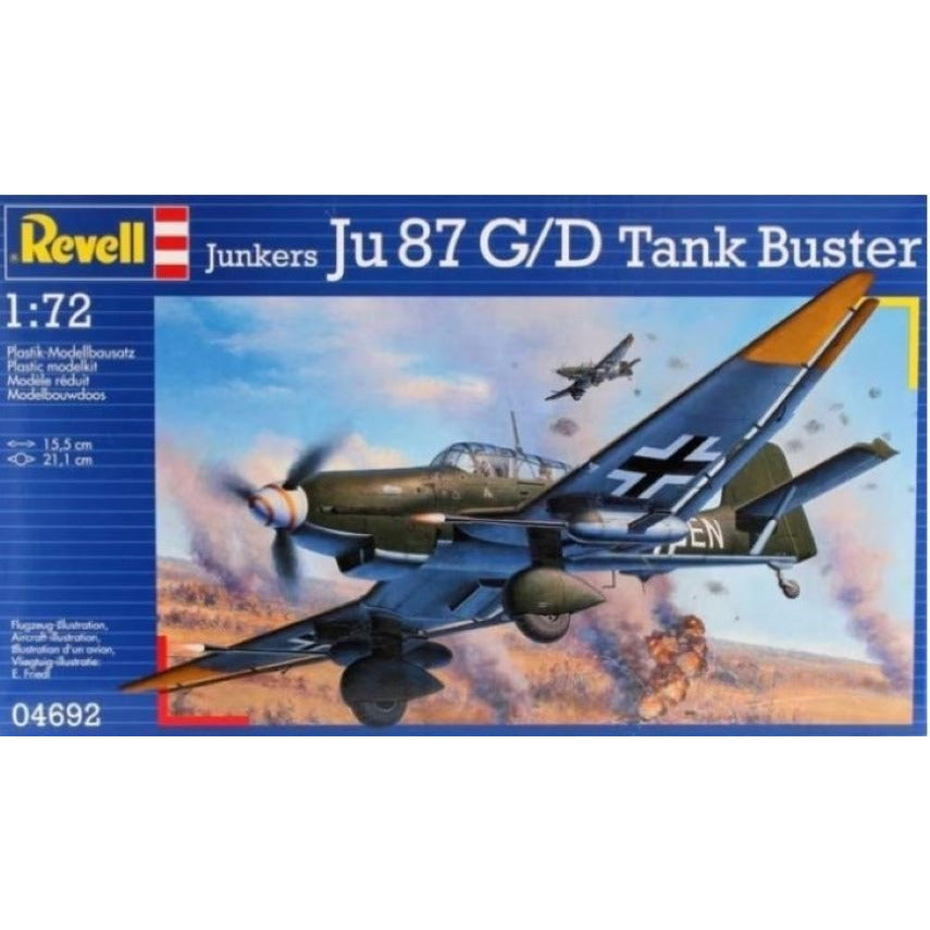 4692 Revell 1/72 Junkers Ju87 G/D Tank Buster