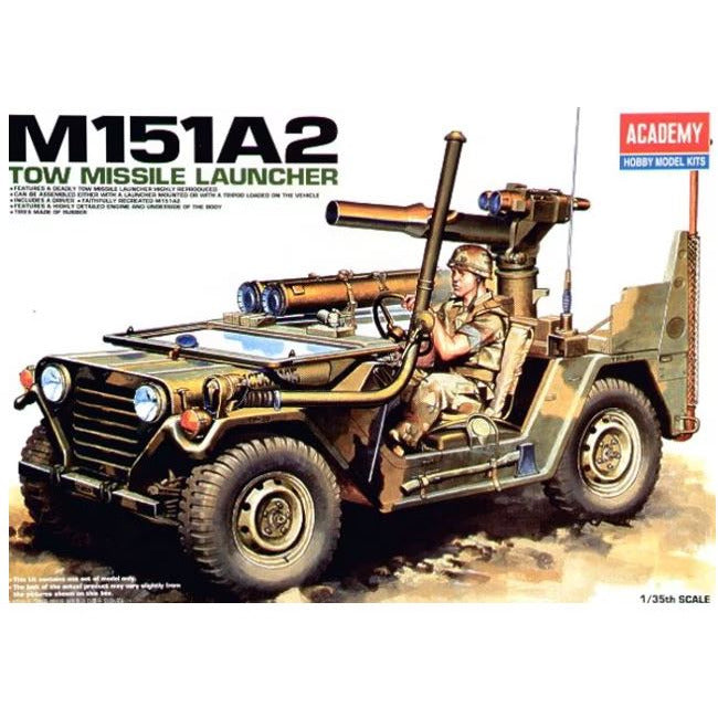 13406 Academy 1/35 M151A2 Tow Missile Scale Model Kit