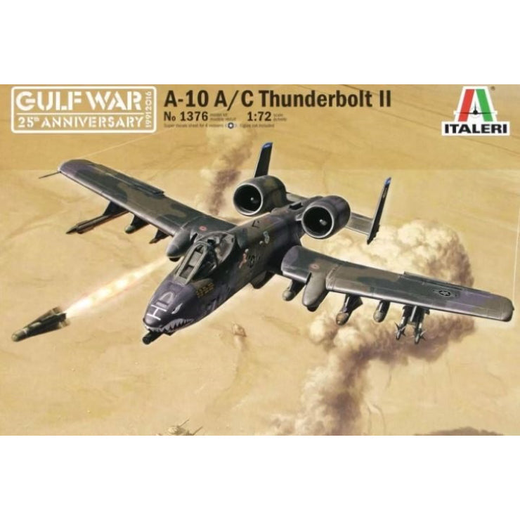 1376 Italeri 1/72 Gulf War A-10 Thunderbolt