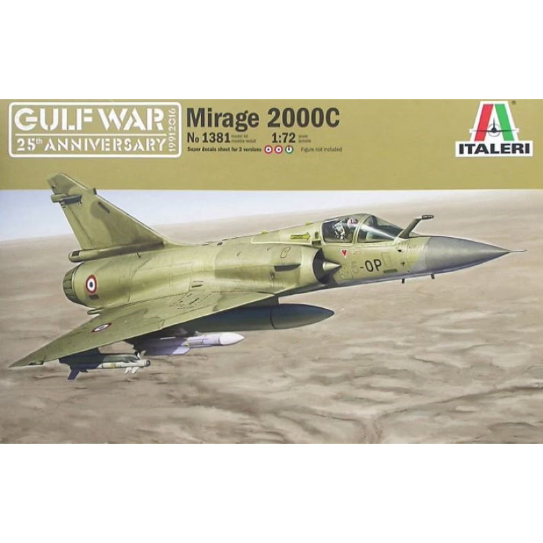 1381 Italeri 1/72 Mirage 2000C Gulf War 25th Anniversary
