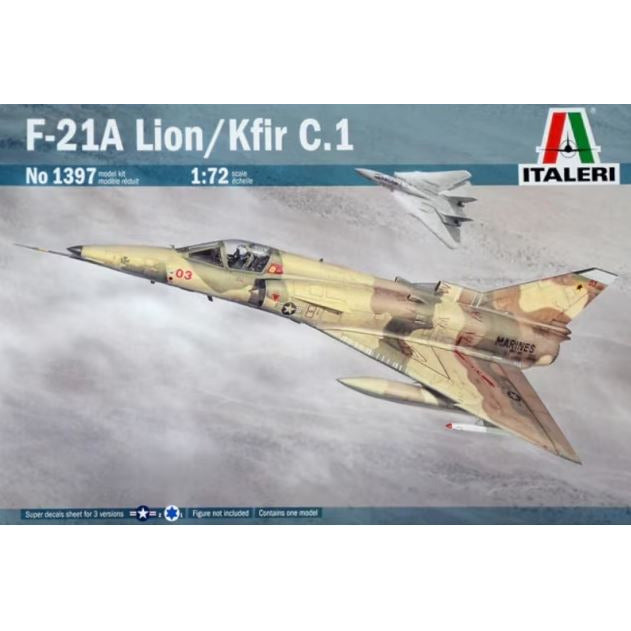 1397 Italeri 1/72 F-21A Lion KFIR C.1