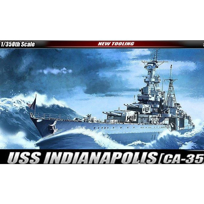 Academy 1/350 Uss Ca-35 Indianapolis