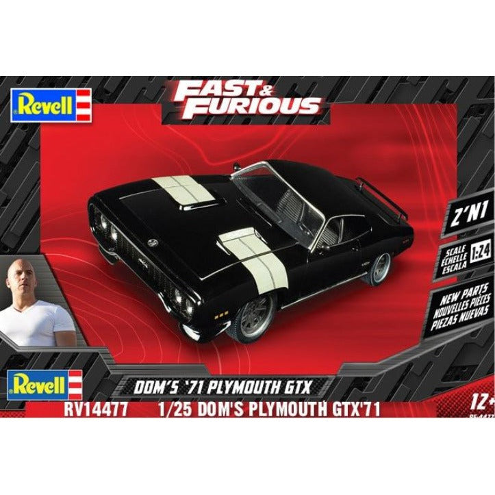 14477 Revell 1/25 Dom'S Plymouth GTX'71