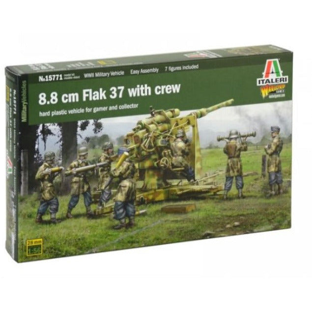 15771 Italeri 1/56 Warlord Games 8.8cm Flak with Crew