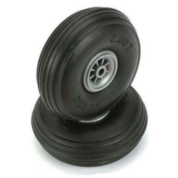 200T DU-BRO 2" Dia Low Bounce Treaded Wheels