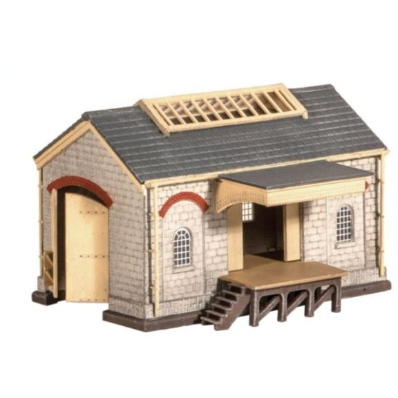 220 Ratio N Scale Stone Goods Shed