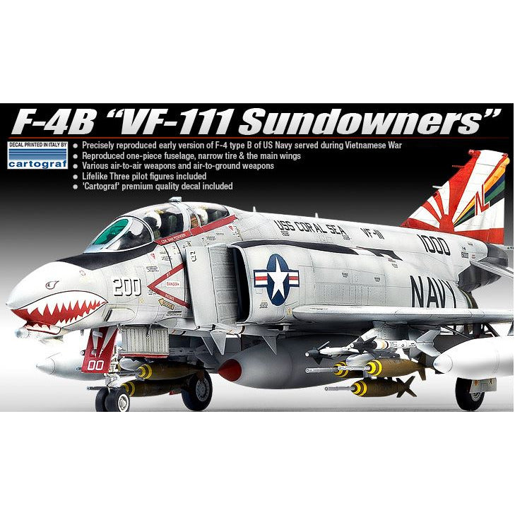 12232 Academy 1/48 F-4B VF-111 Sundowners