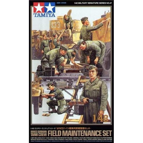 32547 Tamiya 1/48 WWII German Tank Field Maintenance