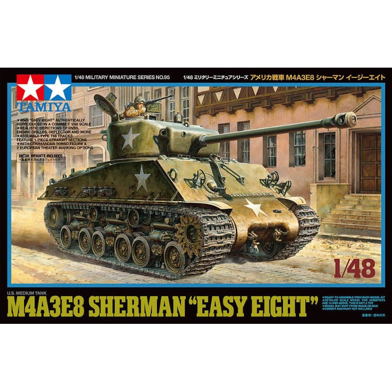 32595 Tamiya 1/48 U.S. Medium Tank M4A3E8 Sherman "Easy Eight"
