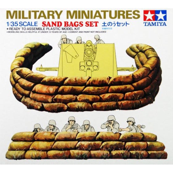 35025 Tamiya 1/35 Sand Bag Set