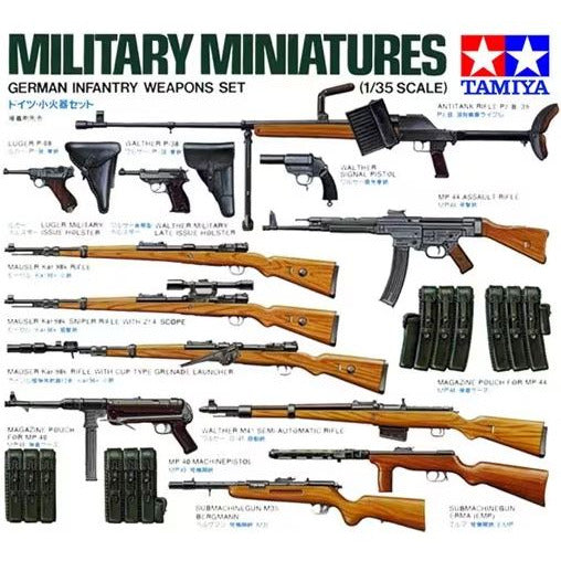 35111 Tamiya 1/35 German Infantry Weapon