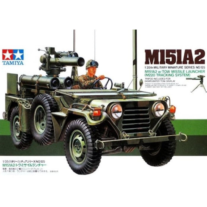 35125 Tamiya 1/35 M151A2 W/TOW Launcher