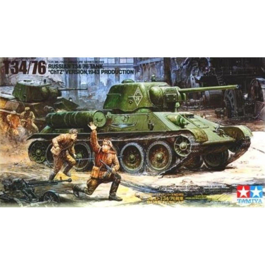 35149 Tamiya 1/35 Russian T34/76 Tank "ChTZ" Version 1943 Production