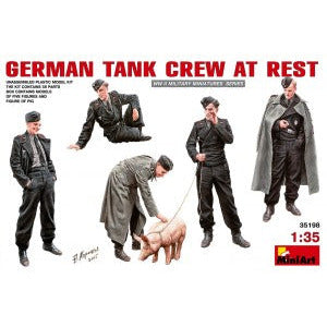 35198 Miniart 1/35 German Tank Crew - At Rest