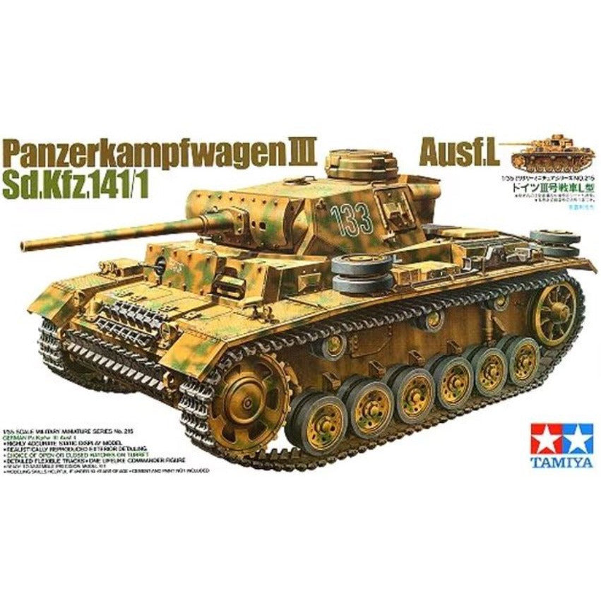 35215 Tamiya 1/35 German Pz.Kpfw. III Ausf.L