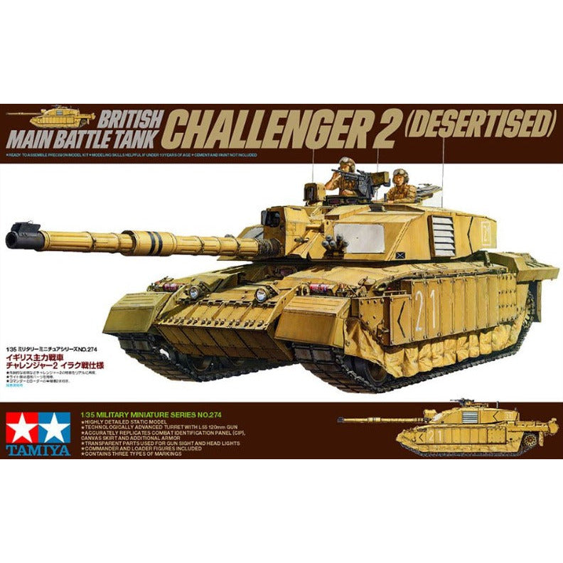 35274 Tamiya 1/35 British Main Battle Tank Challenger 2 (Desertised)