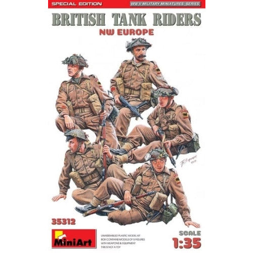 Miniart 1/35 British Tank Riders (Nw Europe) 35312 – Injection