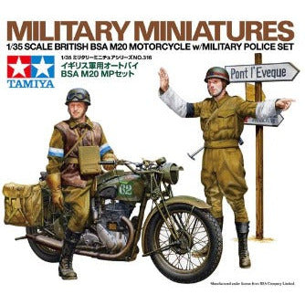 35316 Tamiya 1/35 BSA M20 Motorcycle W/M Police