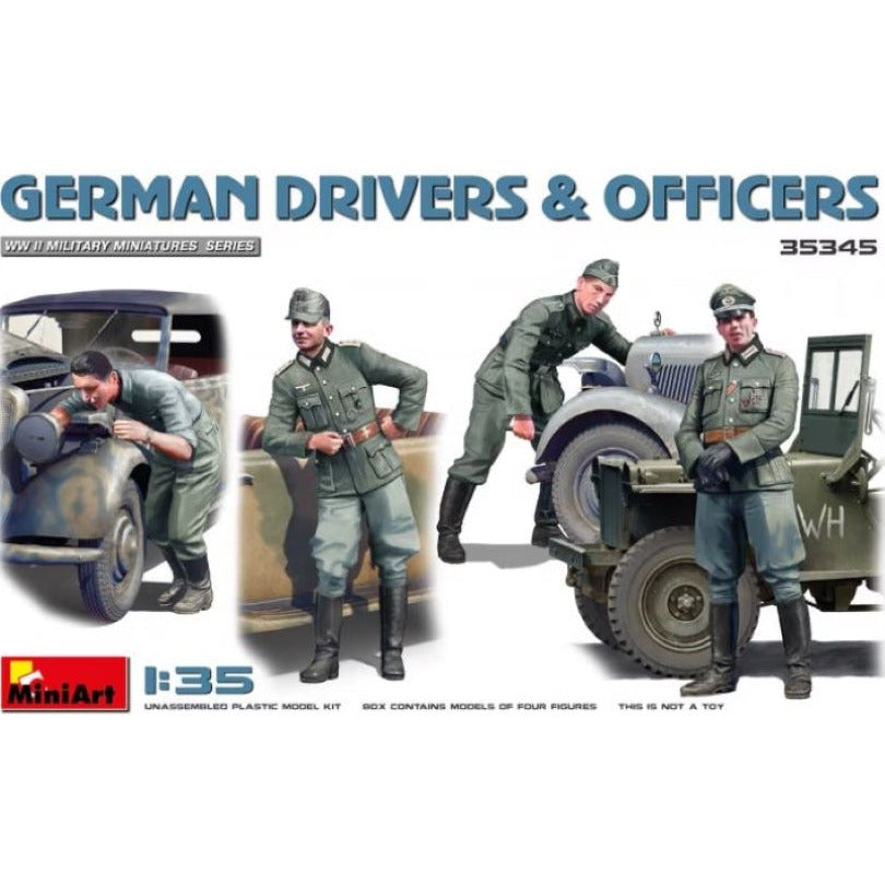 35345 Miniart 1/35 German Drivers & Officers