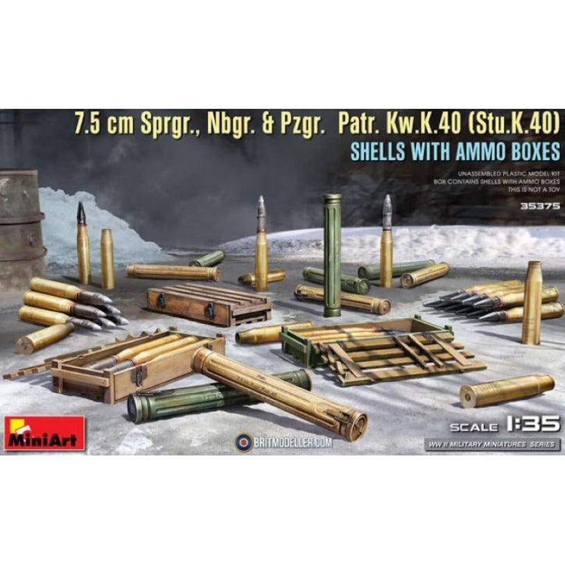 35375 Miniart 1/35 Box Of Ammo