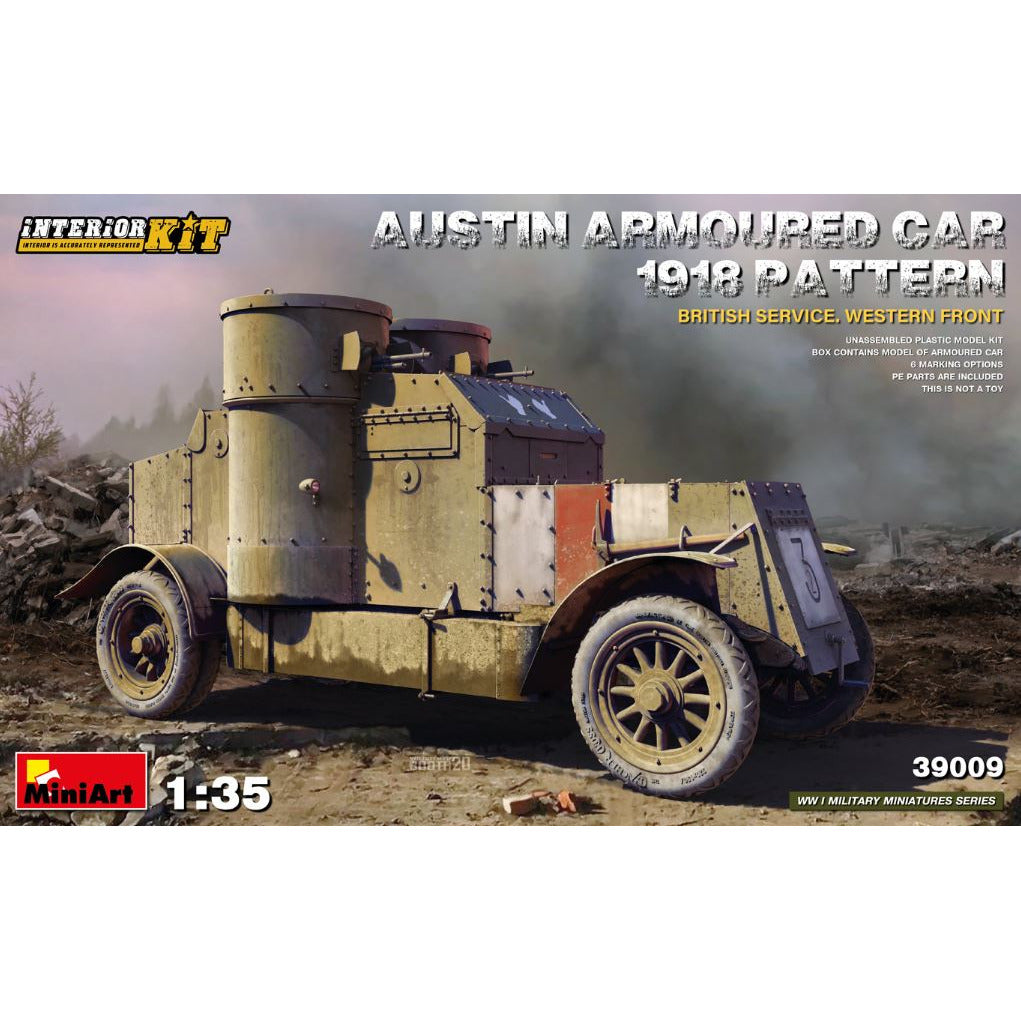 39009 MiniArt 1/35 Austin Armoured Car 1918 Pattern British Service. Western Front - "Interior Kit"