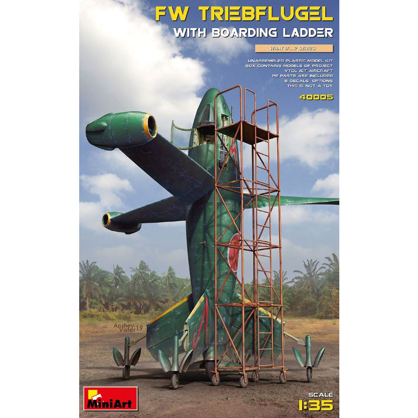 40005 Miniart 1/35 Focke Wulf Triebflugel W/Boarding Ladder