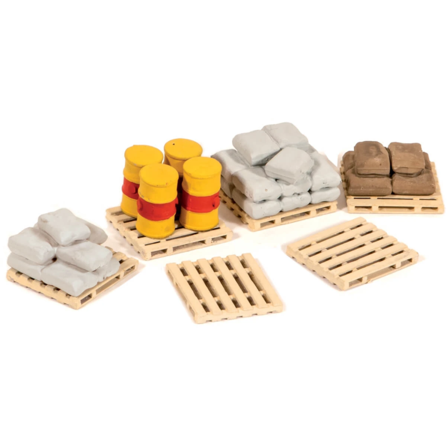 514 Ratio OO Scale Pallets Sacks & Barrels