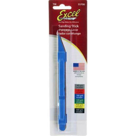 55713 Excel #240 Grit Blue Sanding Stick And Belt