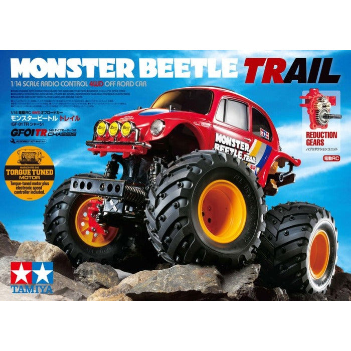 58672 Tamiya 1/10 RC Monster Beetle Trail GF-01TR