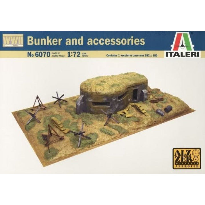 6070 Italeri 1/72 Bunkers & Accessories