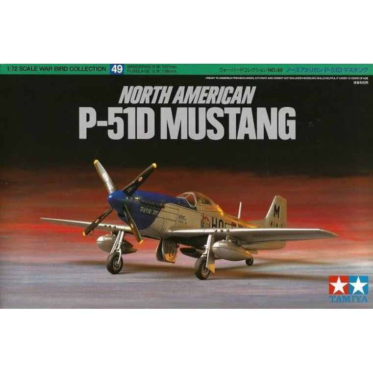 60749 Tamiya 1/72 North American P-51D Mustang