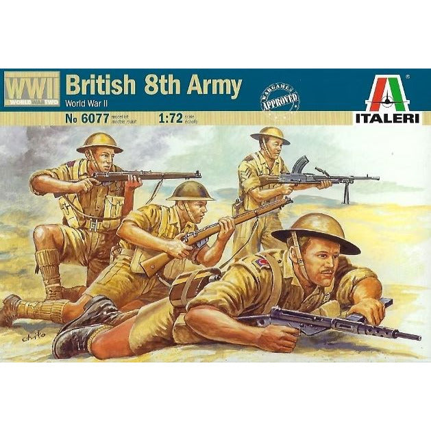 6077 Italeri British 1/72 8Th Army WWII