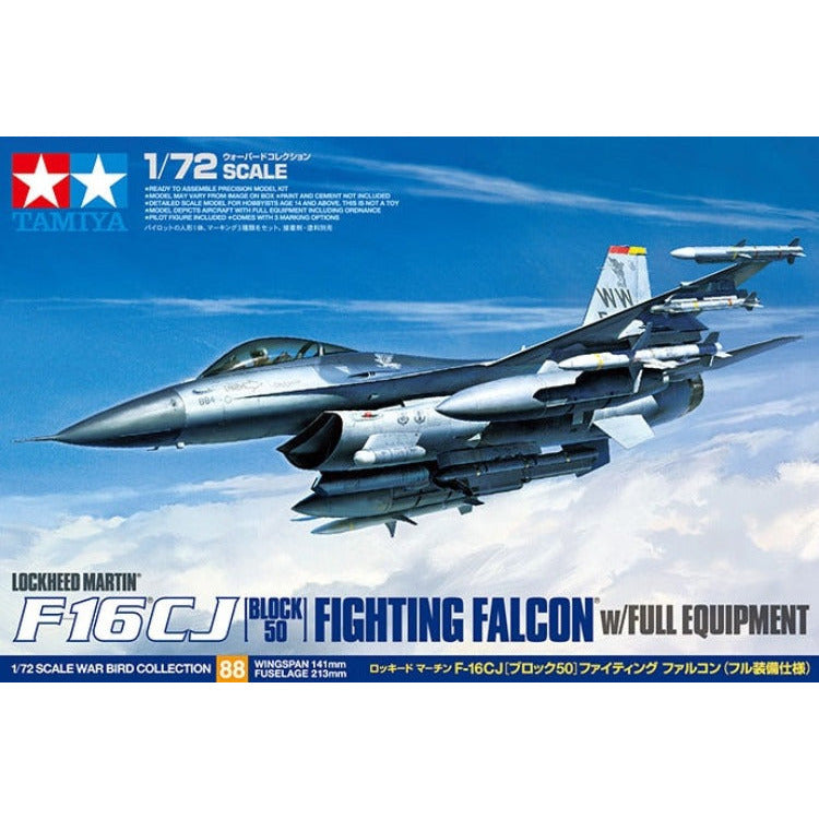 60788 Tamiya 1/72 F-16CJ W/Full Equipment
