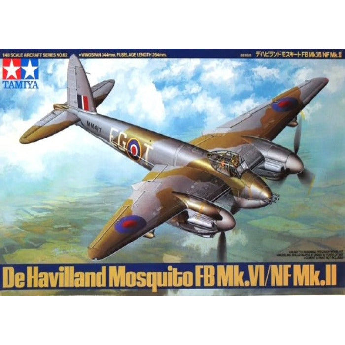 61062 Tamiya 1/48 De Havilland Mosquito FB-MK6