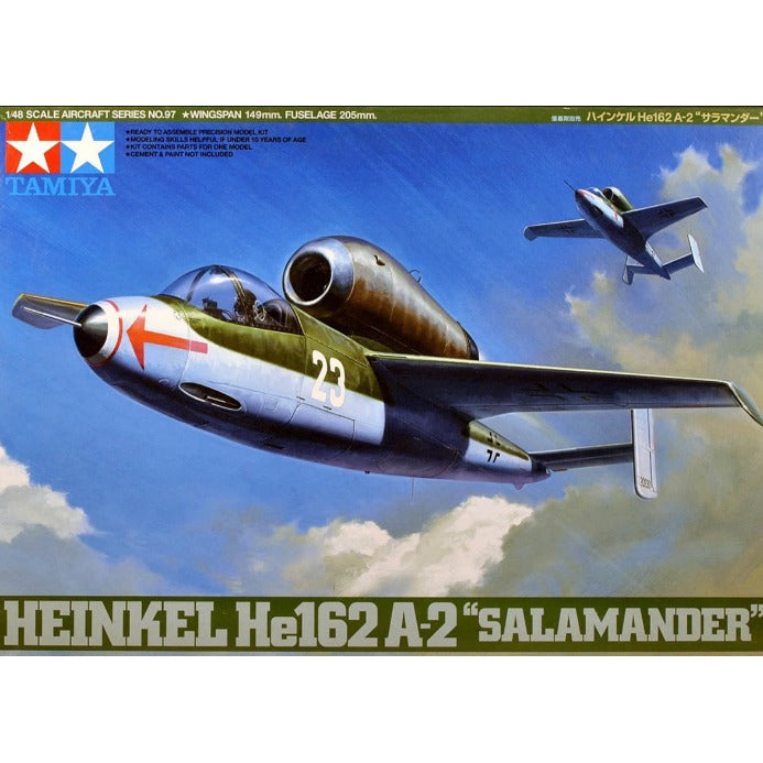 61097 Tamiya 1/48 Heinkel He162 A-2 Salamander
