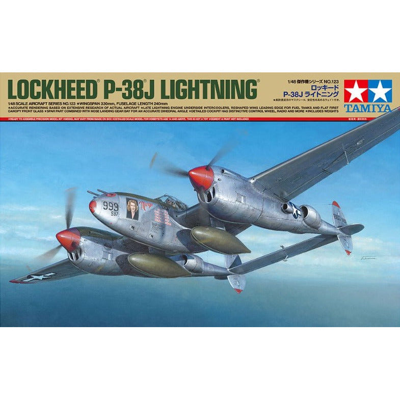 61123 Tamiya 1/48 Lockheed P-38J Lightning