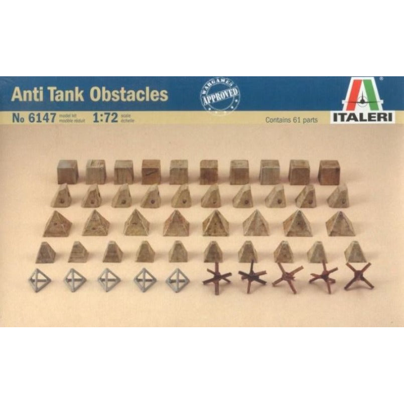 6147 Italeri 1/72 Anti tank Obstacles