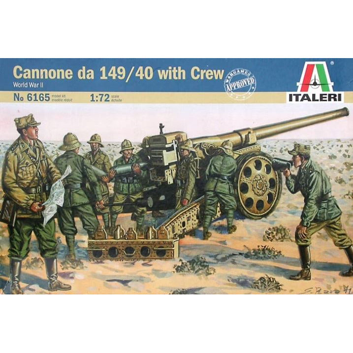 6165 Italeri 1/72 Italian Cannon 149-40 with Crew